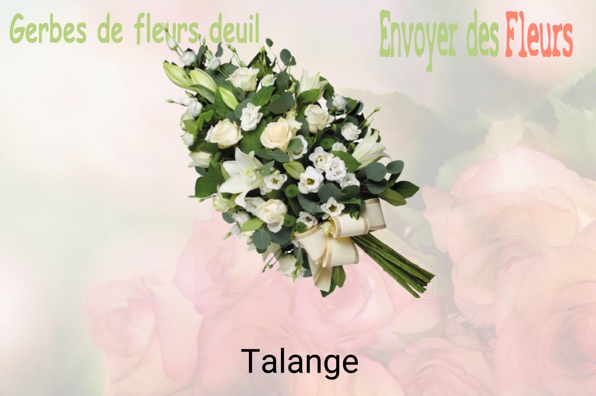 Gerbe de fleurs de deuil livrée à Talange